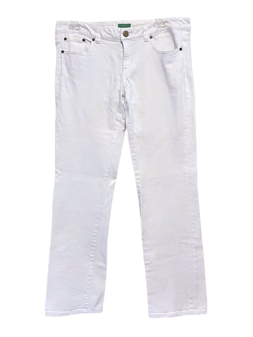 Lilly Pulitzer Palm Beach Fit White Denim Straight Leg Jeans Size 8